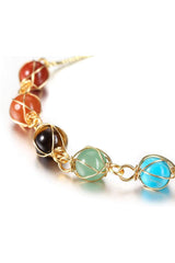 Gold 7 Chakra Gemstone Bracelets
