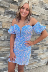 Bodycon Sweetheart Sequins Homecoming Dress