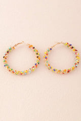 Colorful Loop Boho Style Earrings