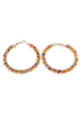 Colorful Loop Boho Style Earrings