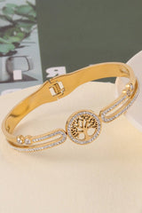Fashion Stainless Steel Bracelet with Beading