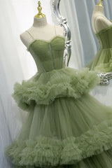 A-line Sweetheat Pleated Tulle Prom Dress