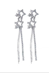 Star Beaded Drop Earrings