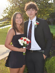 Black - Square Neck Sleeveless A Line Short Cocktail Dresses