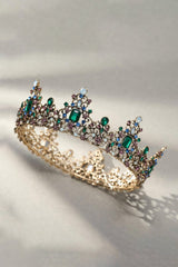 Baroque Colorful Crystal Crown