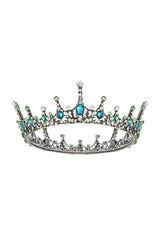 Baroque Wedding Green Aurora Borealis Tiaras