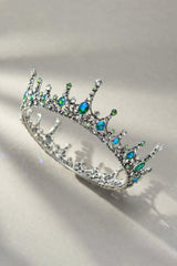 Baroque Wedding Green Aurora Borealis Tiaras