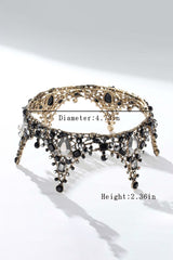 Black Gothic Crystal Crown