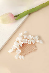 Bridal Leaf Hair Comb