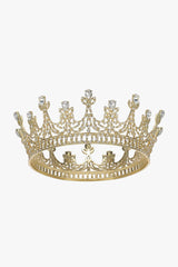 Gold Crystal Rheinstone Queen Crowns