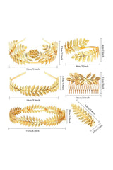 Gold Leaf Branch Crown