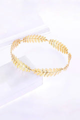 Gold Leaf Branch Crown