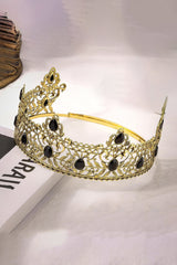 Gold Retro Baroque Crowns for Men