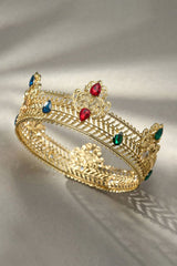 Gold Rheinstone King Crowns