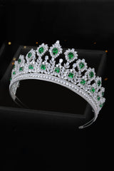 Green Zircon Princess Crown