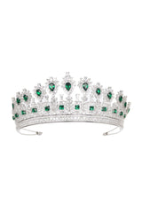 Green Zircon Princess Crown