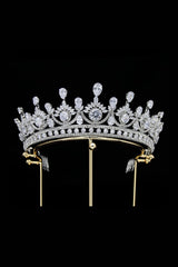 Green Zircon Wedding Crown