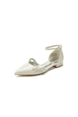 Ivory Women's Shoes with Silver Accents