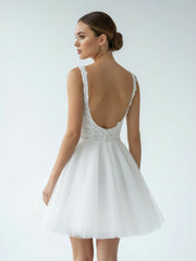 Elegant A-Line Sweetheart Wedding Dress With Lace