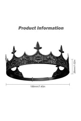 King Crown for Men Medieval Wedding