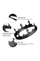 King Crown for Men Medieval Wedding