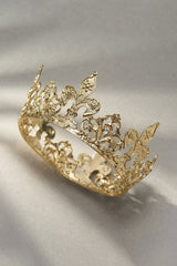 Matte Gold Baroque Crowns