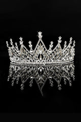 Ondder Silver Sparkly Crystal Crown