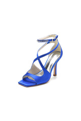 Open Toe Wedding Shoes with Straps