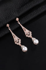 Pearl Dangle Drop Earrings