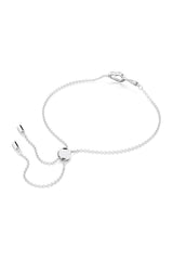 Silver Rhodium Tone Bracelets with Heart