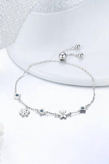 Snowflower Bolo Bracelet Bridesmaid Gift