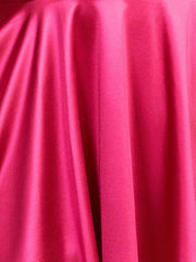 A-line Strapless Fuchsia Pleated Homecoming Dress with Keyhole