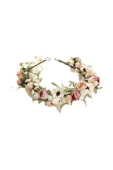 Vintage Boho Artificial Wedding Flowers Crown