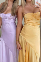 Sweetheart Long Sheath Prom Dress With Split
