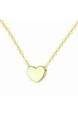 Simple Heart Pendant Necklace