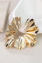 Dangle Ginkgo Leaf Drop Earrings