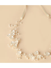 Bridal Pearl Beaded Headband