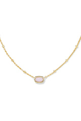 Natural Stone Crystal Pendant Necklace