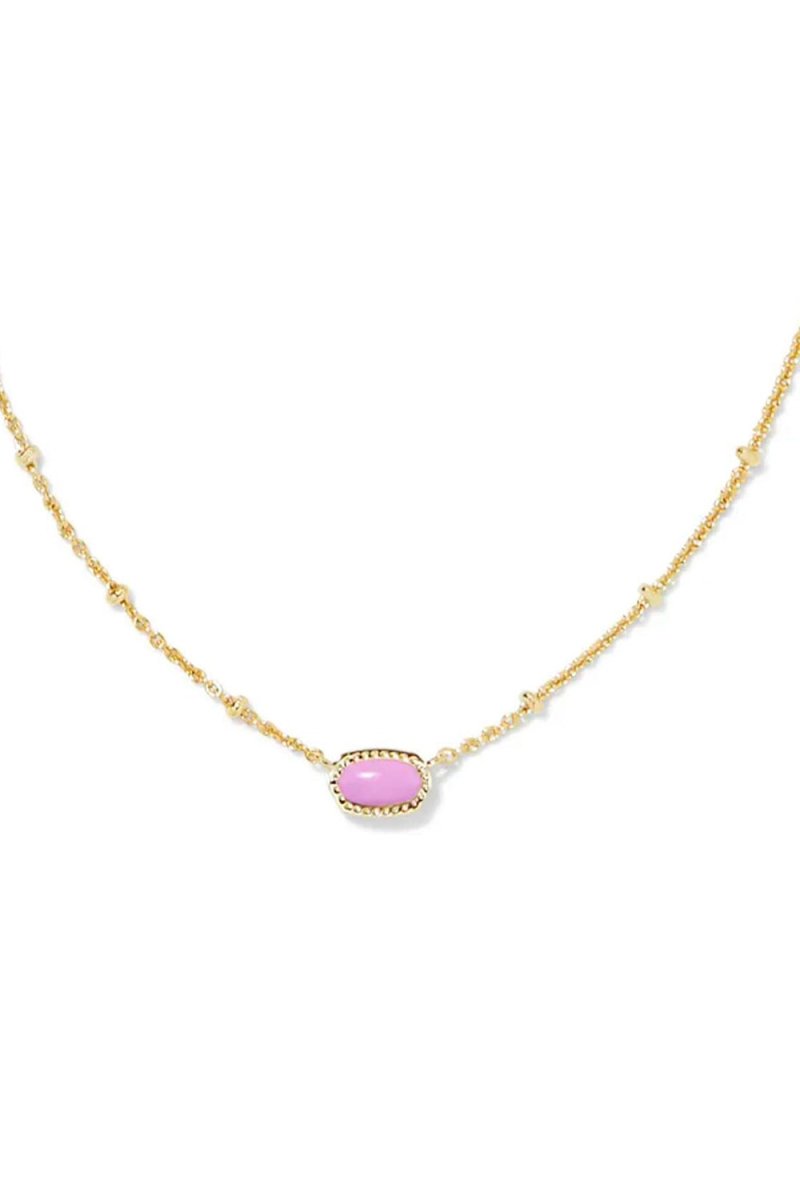 Natural Stone Crystal Pendant Necklace