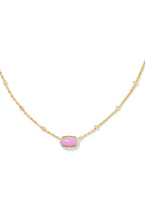 Natural Stone Crystal Pendant Necklace