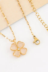 Lucky Four Leaf Clover Necklace Pendant