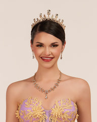 Champagne Tiaras for Women