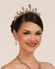 Champagne Tiaras for Women