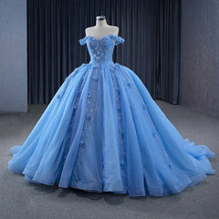 Quinceanera Dress Sequins Ball Gown Sweetheart Lace Up Appliques