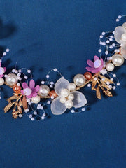 Handmade Beaded Floral Bridal Hair Accessory