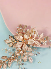 Luxury Accessories Versatile Metal Flower Hairpin