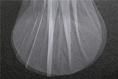 Long Two-Tier Tulle Bridal Veil Wedding Veil