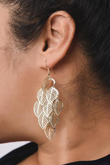 Aisansty Leaf Dangle Earrings