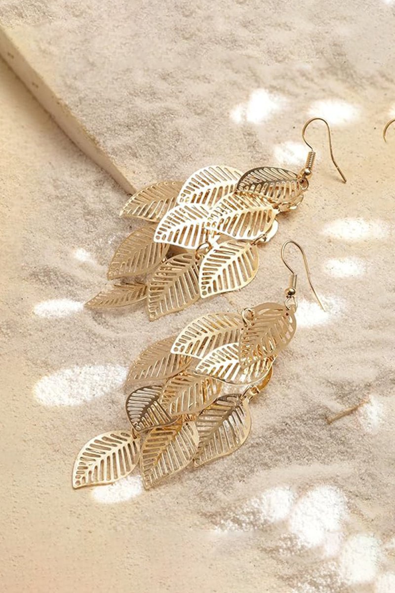 Aisansty Leaf Dangle Earrings