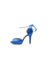 Royal Blue Chunky with Pearl Accent